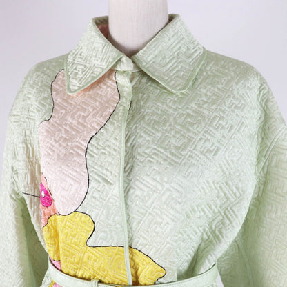 FENDI Jacket FJ7264 Outer: 100% silk, Lining: 100% silk Light green by Kim Jones Hairdo Girls Women 38