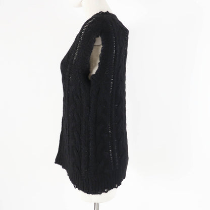 Christian Dior Vest 244T61AM144 Main: 40% alpaca, Main: 30% silk, Main: 30% cashmere black Women 38