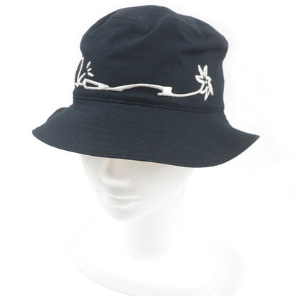 Dior hat 033C906U4511 Main: 100% cotton, Part: 100% rayon Black White mens M