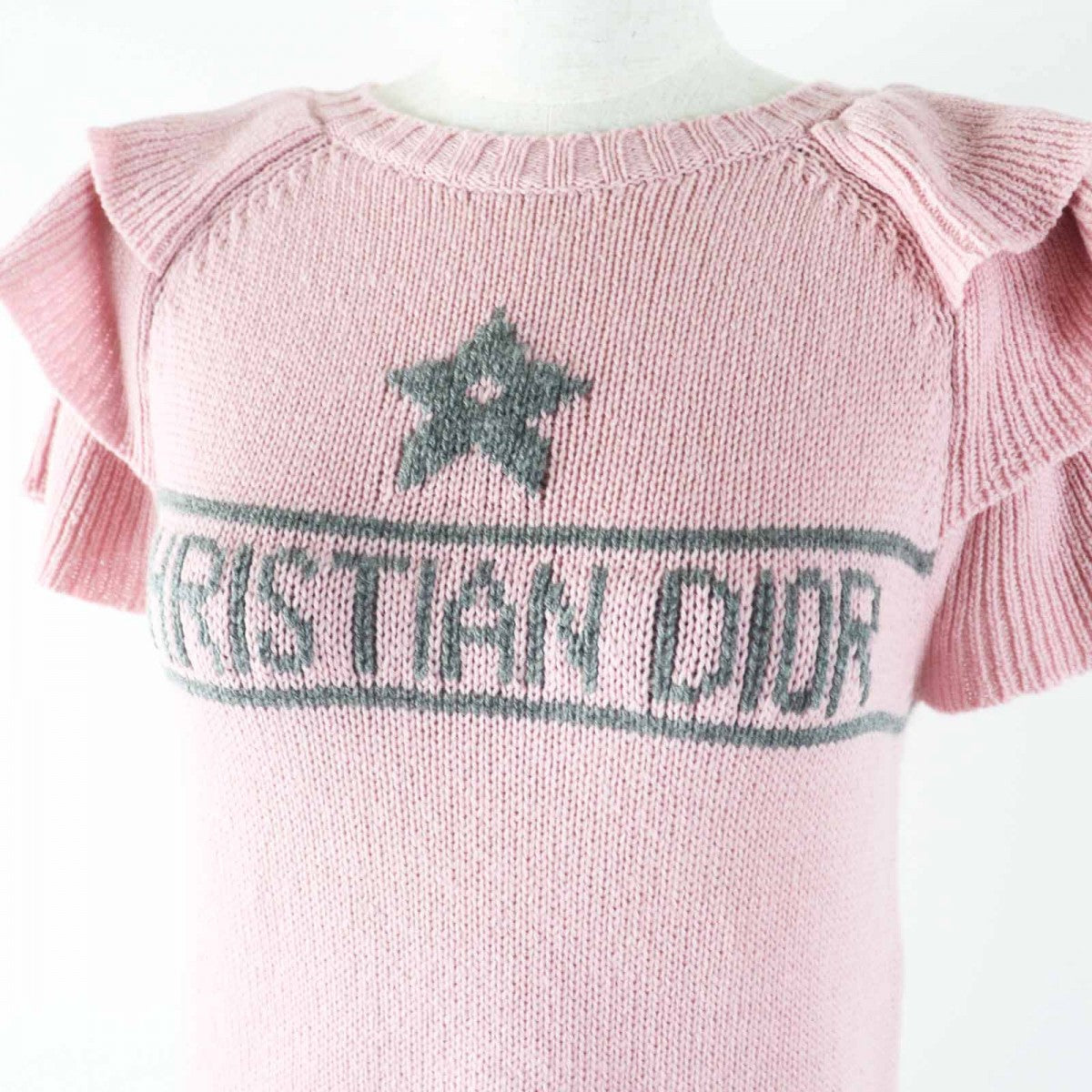 Christian Dior knit 344S13BM003 Main: 100% cashmere Pink gray Women 38