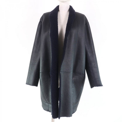 CELINE coat 2 8H34/4238 Main: 100% sheep leather Dark navy Women 38