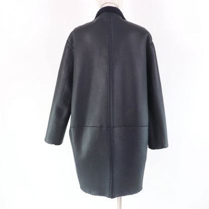 CELINE coat 2 8H34/4238 Main: 100% sheep leather Dark navy Women 38