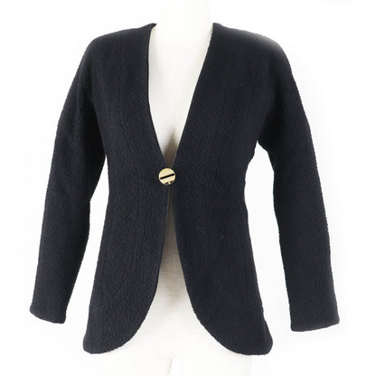 CHANEL No color jacket 19A P61936 Main: 80% wool, Main: 12% silk, Main: 8% polyamide (nylon), Lining: 100% silk, Part: 100% silk black Women 34