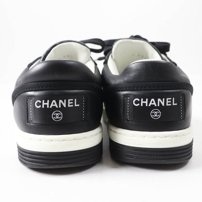CHANEL sneakers 21S G37488 Main: Lambskin Black White Women 35.5