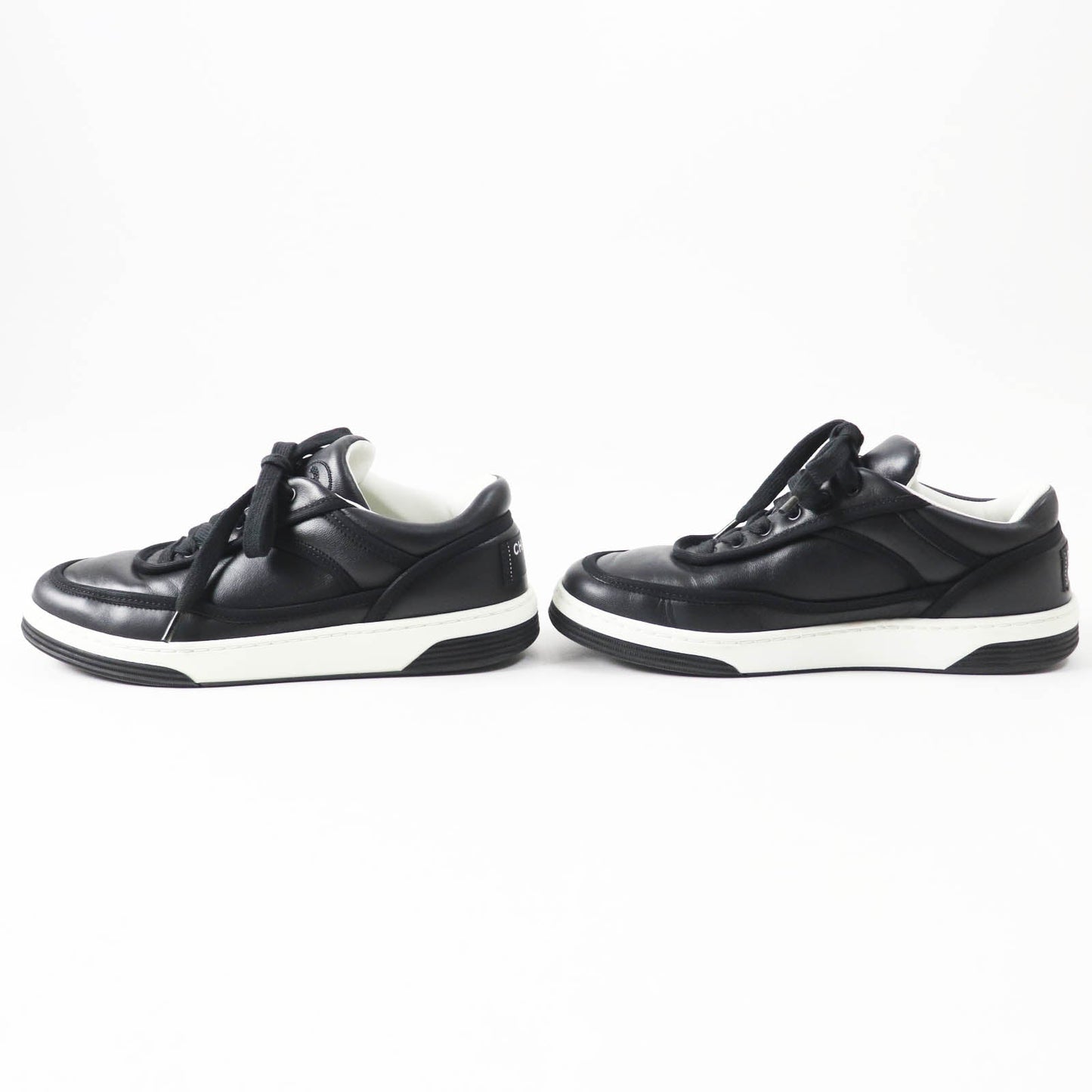 CHANEL sneakers 21S G37488 Main: Lambskin Black White Women 35.5