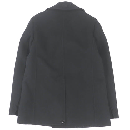 FENDI coat FF0709 Main: 99% wool, Main: 1% silk black mens 48