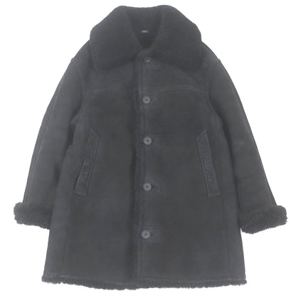 FENDI Mouton coat FM0157 Main: Sheep leather black mens 44