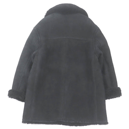 FENDI Mouton coat FM0157 Main: Sheep leather black mens 44