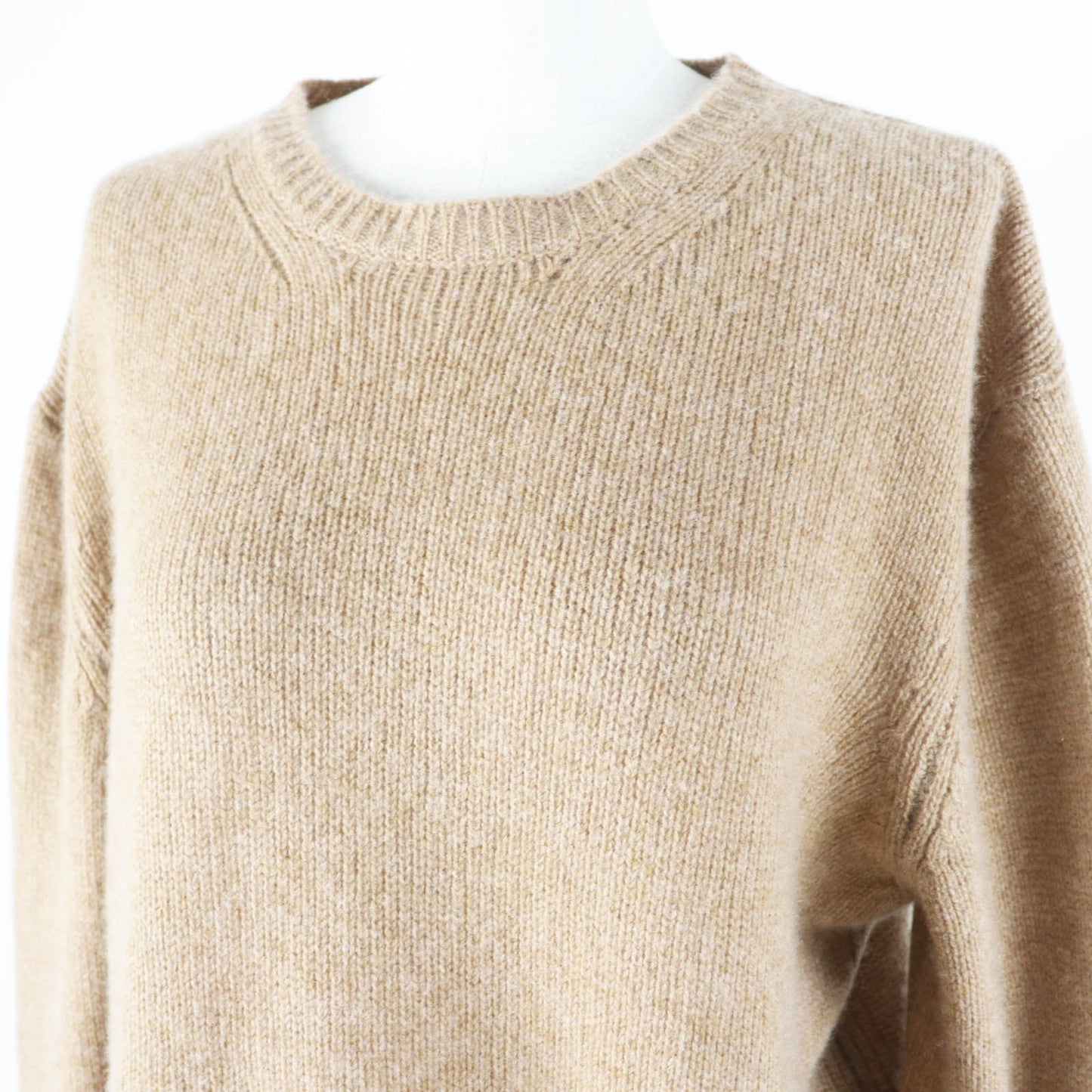 CELINE knit 2 3ET9/ 951A Main: 100% cashmere Camel Phoebe period Women L