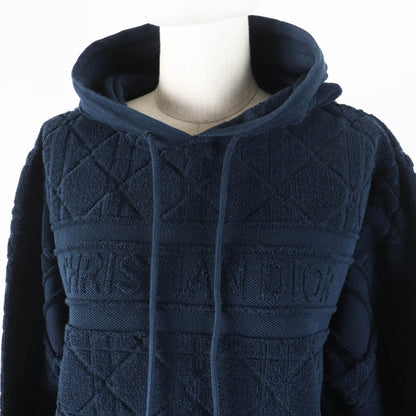 Christian Dior Hoodie 214587AM715 Main: 70% cotton, Main: 30% polyester Dark navy Canage Women XS