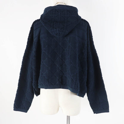 Christian Dior Hoodie 214587AM715 Main: 70% cotton, Main: 30% polyester Dark navy Canage Women XS