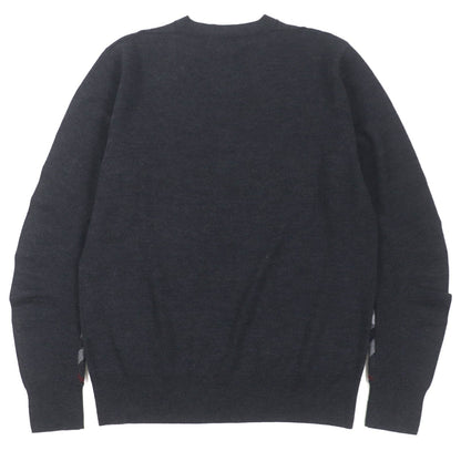 BURBERRY sweater 4061739 Main: 100% wool Dark gray mens L