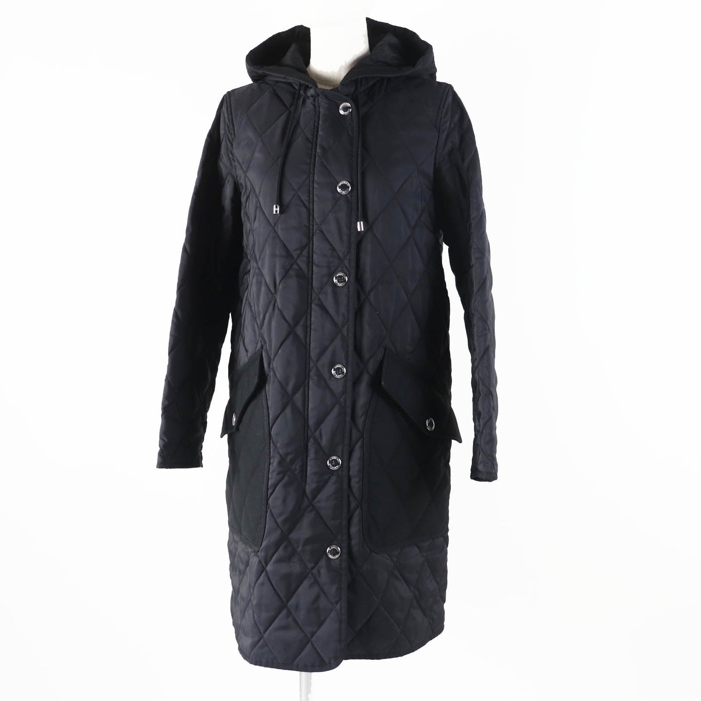 BURBERRY coat 8035506 Outer: 100% nylon, Part: 70% cotton, Part: 30% polyester, Part: 100% cotton, Filling: 100% polyester black Women XS