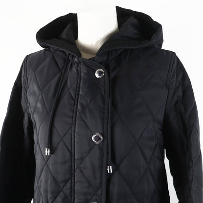 BURBERRY coat 8035506 Outer: 100% nylon, Part: 70% cotton, Part: 30% polyester, Part: 100% cotton, Filling: 100% polyester black Women XS