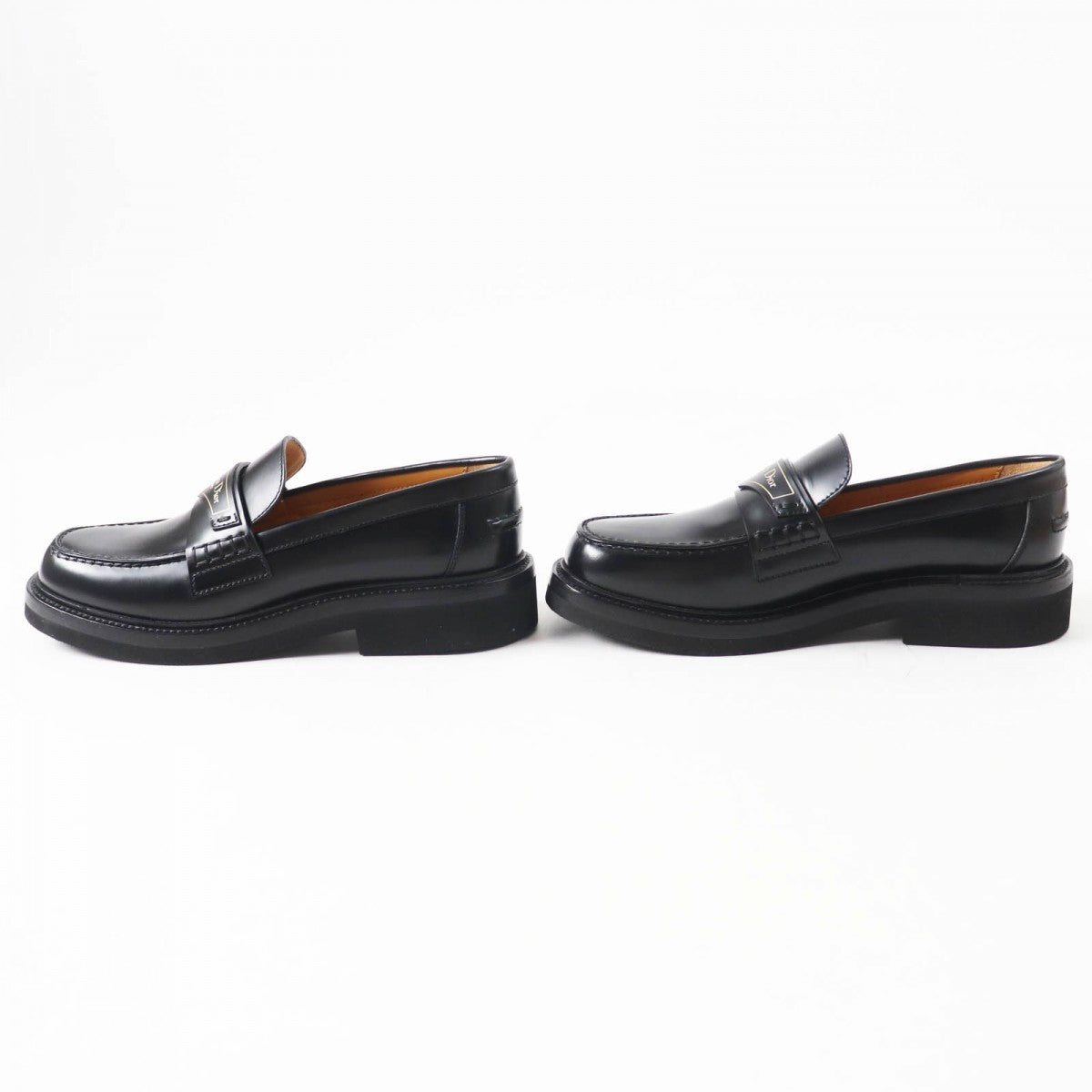 Christian Dior loafers Main: Leather black DIOR BOY Women 35