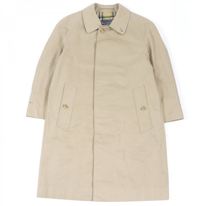 BURBERRY Stainless collar coat Outer: 51% cotton, Outer: 49% polyester, Lining: 50% polyester, Lining: 50% cotton beige mens 40