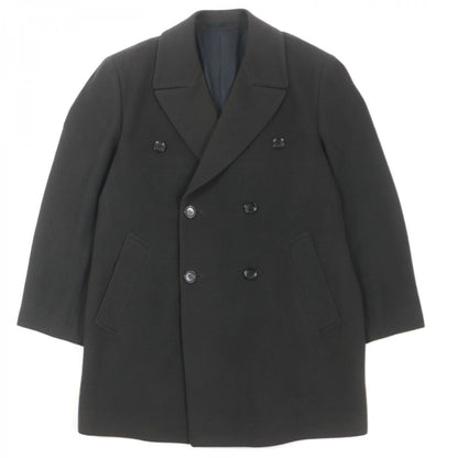 Christian Dior Double chester coat Outer: 100% cashmere, Lining: 50% cupra, Lining: 50% polyester Dark gray mens S