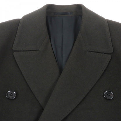Christian Dior Double chester coat Outer: 100% cashmere, Lining: 50% cupra, Lining: 50% polyester Dark gray mens S
