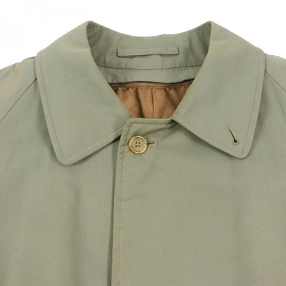 BURBERRY Stainless collar coat Outer: 100% cotton, Lining: cotton, Sleeve lining: rayon, Liner: 100% wool, Part: rayon khaki mens L