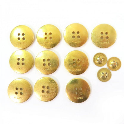 CHANEL Other fashion goods metal gold Set of 10 large and 3 small buttons
