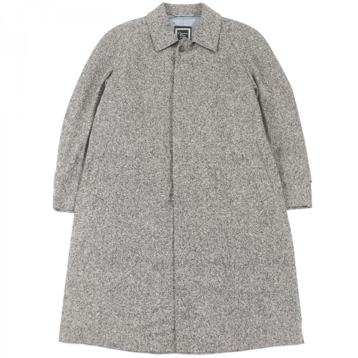Christian Dior coat Outer: 100% cashmere, Lining: 47% polyester, Lining: 43% cupra, Lining: 10% silk Brown type mens