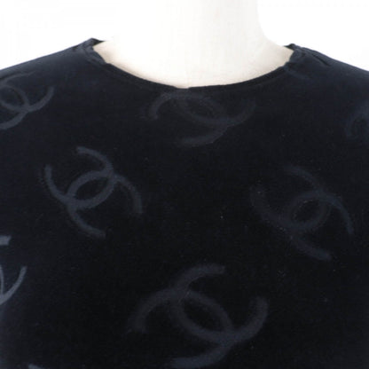 CHANEL tops 96P Main: 85% cotton, Main: 13.5% nylon, Main: 1.5% spandex black Women 40