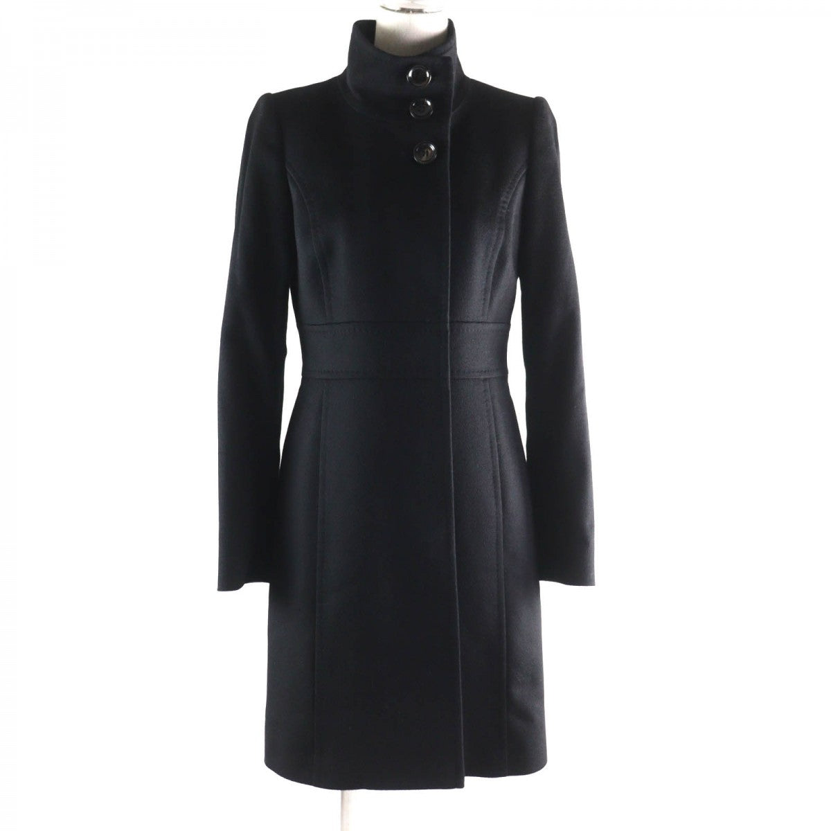 BURBERRY BLACK LABEL coat FNE14-945-09 Outer: 100% cashmere, Lining: 100% cupra black Women 38