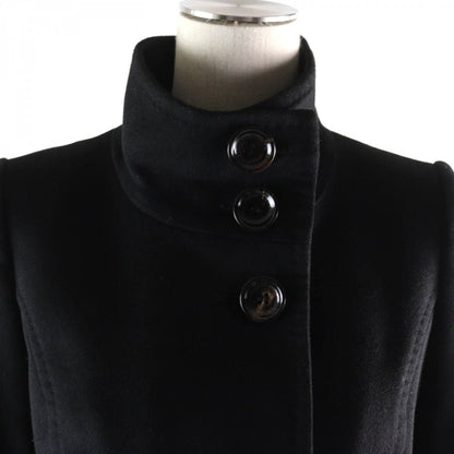 BURBERRY BLACK LABEL coat FNE14-945-09 Outer: 100% cashmere, Lining: 100% cupra black Women 38