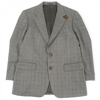 BURBERRY tailored jacket wool gray 98-88-175