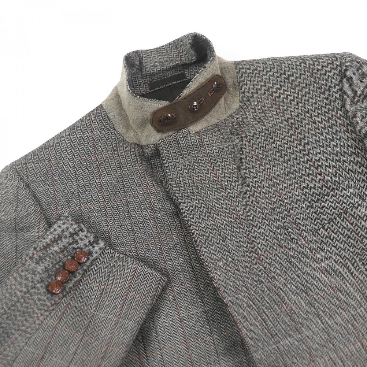 BURBERRY tailored jacket wool gray 98-88-175