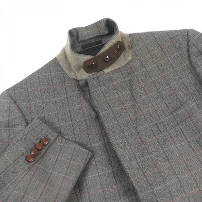 BURBERRY tailored jacket wool gray 98-88-175