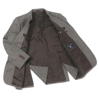 BURBERRY tailored jacket wool gray 98-88-175
