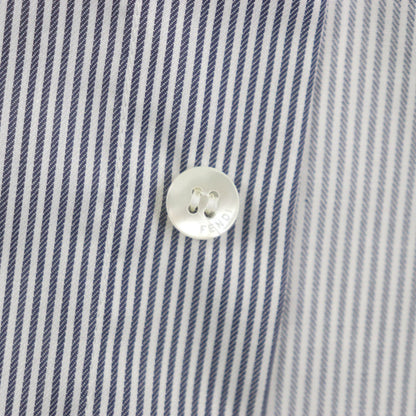 FENDI Long sleeve shirt FS1003 Main: 100% cotton Black White mens 38