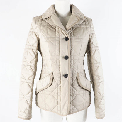 Christian Dior Jacket 157V38A2827 Main: 100% polyester, Filling: 100% polyester light beige Women 38