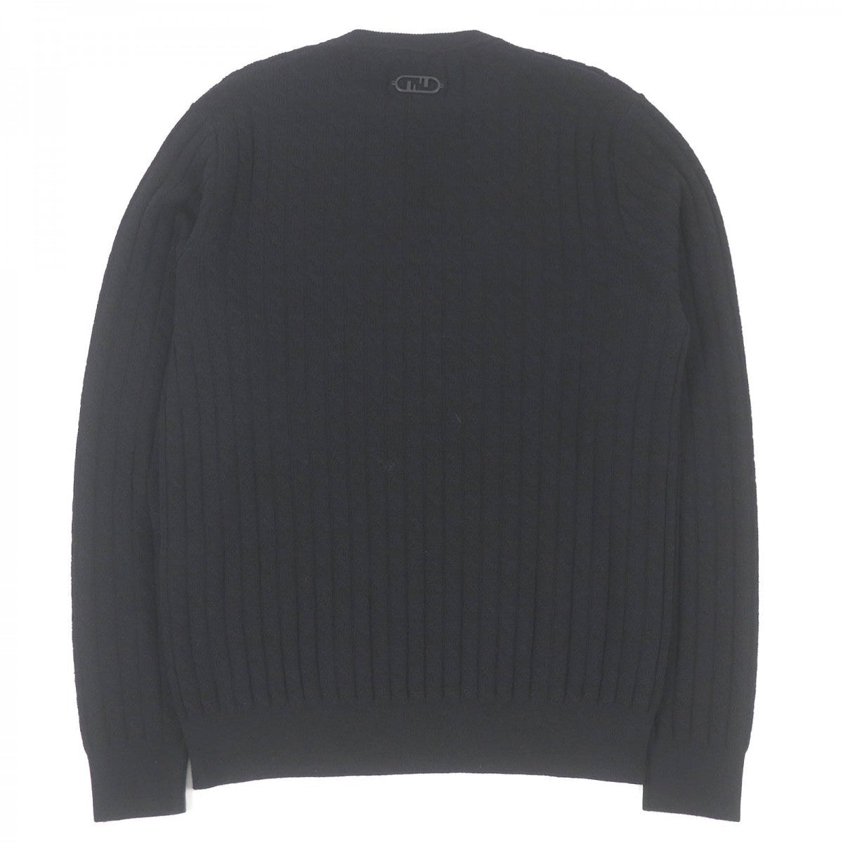 FENDI sweater FZX077 Main: 100% wool black mens 46