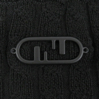 FENDI sweater FZX077 Main: 100% wool black mens 46