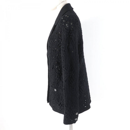 CHANEL cardigan P72095K10354 Main: 100% cashmere, part: 82% cotton, part: 18% polyamide black Women 36