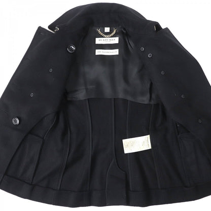 BURBERRY LONDON trench coat Outer: 80% wool, Outer: 20% cashmere, Lining: 100% viscose (rayon), Part: 66% wool, Part: 22% polyamide (nylon) black Women 36