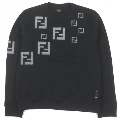FENDI sweat FY0178 Main: 100% cotton, Part: 97% cotton, Part: 3% polyurethane, Part: 100% cotton, Part: 100% polyester black mens S