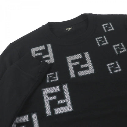 FENDI sweat FY0178 Main: 100% cotton, Part: 97% cotton, Part: 3% polyurethane, Part: 100% cotton, Part: 100% polyester black mens S