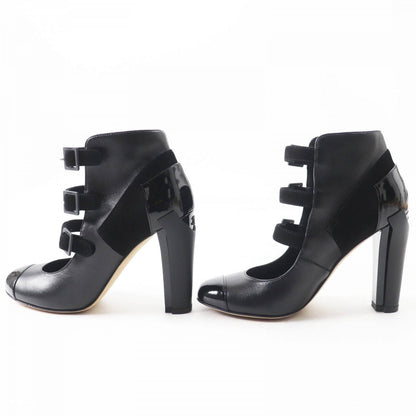 CHANEL short boots G29128 Main: Leather black Women 34.5