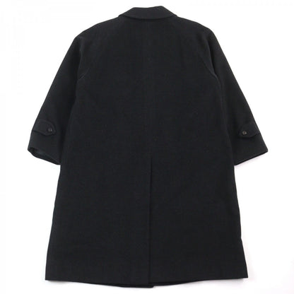 BURBERRY LONDON Stainless collar coat BBC50-701-08 Outer: 100% cashmere, Lining: Cupra, Sleeve lining: Polyester Dark gray mens