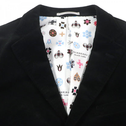 BURBERRY BLACK LABEL tailored jacket Outer: 97% wool, Outer: 3% polyurethane, Lining: polyester, Lining: cupra, Sleeve lining: cupra black mens L