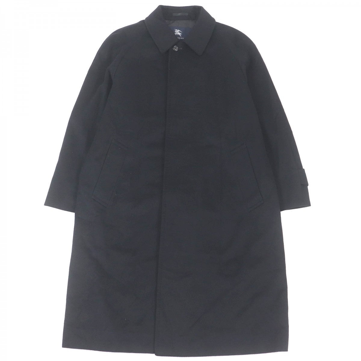 BURBERRY LONDON Stainless collar coat Outer: 60% cashmere, Outer: 40% silk, Lining: cupra, Lining: polyester black mens
