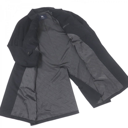 BURBERRY LONDON Stainless collar coat Outer: 60% cashmere, Outer: 40% silk, Lining: cupra, Lining: polyester black mens