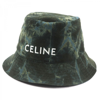 CELINE hat 2AU5B214Q Main: 100% cotton, Lining: 65% polyester, Lining: 35% cotton green mens L