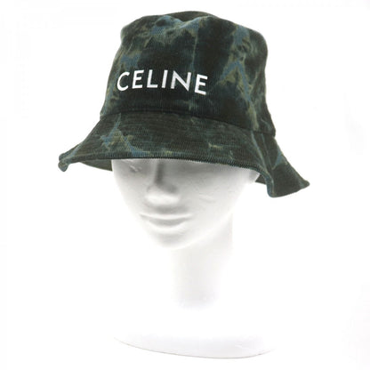 CELINE hat 2AU5B214Q Main: 100% cotton, Lining: 65% polyester, Lining: 35% cotton green mens L