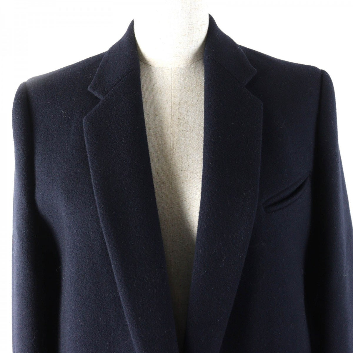 CELINE coat Outer: 100% wool, Lining: 100% silk Navy Women 38