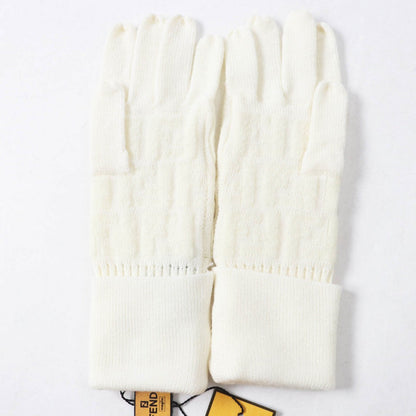 FENDI gloves 00018401 Main: 90% wool, Main: 8% nylon, Main: 2% polyurethane Ivory Women 42