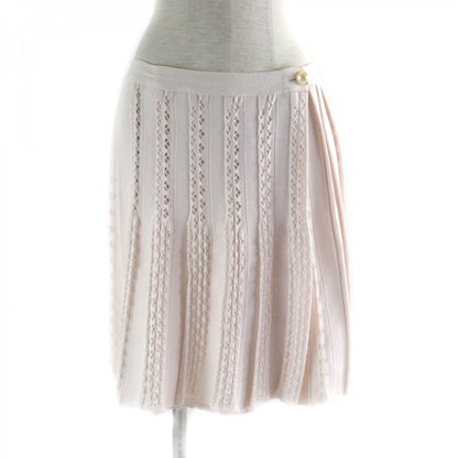 CHANEL Wrap skirt P43884 Main: 46% cotton, 36% rayon, 18% polyester Baby pink Women 38